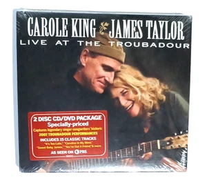 CAROLE KING & JAMES TAYLOR Live at The Troubadour SEALED CD/DVD 2010 - Picture 1 of 5