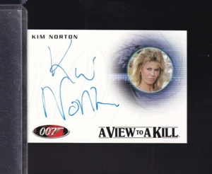 James Bond Final Edition 2017  autograph card A167 Kim Norton -Zorin Party Guest - Picture 1 of 2