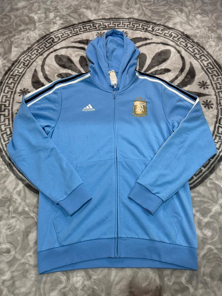 adidas Men's Argentina DNA Track Top uk large new - Image 1 of 4