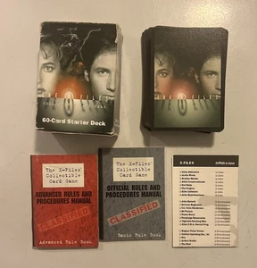 Akte X Sammelkartenspiel 1996 60 Karten pro Set Starter Deck - Bild 1 von 6