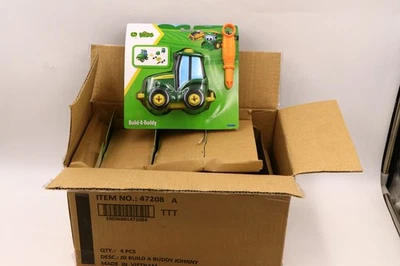 John Deere LP73810 Build A Buddy Johnny Tractor Estuche De 4 NUEVO NOS Foto 1 de 4
