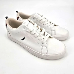 Nautica Men's White Sneakers Size 10.5 NWOB - Picture 1 of 6
