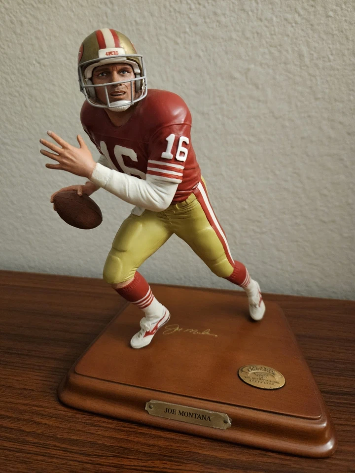 Figuras Joe Montana Danbury All Star como nuevas San Francisco - ¡Excelente estado! Foto 1 de 4