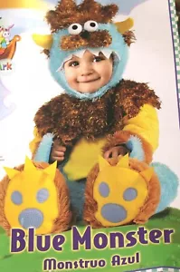 Rubies Infant 6 to 12 months Fuzzy Teeny Meany Blue Monster Costume Halloween - Picture 1 of 4
