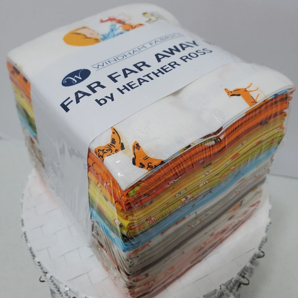 Far Far Far Away 3 Heather Ross 23 cuartos gruesos telas Windham guitarras vaqueras Foto 1 de 4