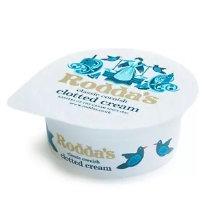 Roddas Frozen Cornish Clotted Cream Portion Pots - 48x28g ❄ - Picture 1 of 1