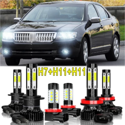 Faro LED haz alto bajo + bombillas antiniebla para Lincoln MKZ 2007-2012 Foto 1 de 4