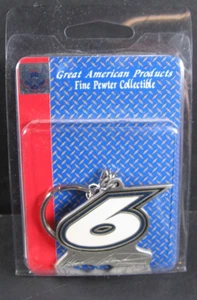 Llavero Mark Martin #6 NASCAR Nextel Race Car Great American Products - Imagen 1 de 3