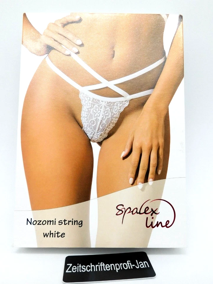 Spalex Line Damen String Nozomi weiß Gr.L