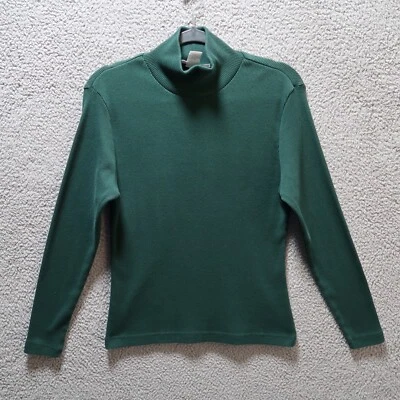 The Limited Sweater Womens Extra Large Green Mock Neck Pullover Long Sleeve - Image 1 of 4