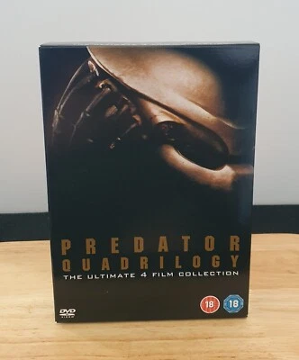 Predator Quadriology: Predator 1,2, Alien vs Predator 1 & 2 (DVD) Region 2 - Image 1 of 4