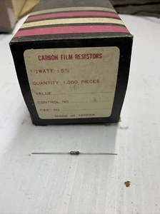 Baldwin Resistenze a Film di Carbonio 1/4W 5% 6,8M - Foto 1 di 3