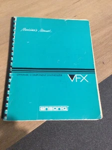 ensoniq. Vfx Manual - Picture 1 of 1