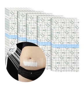 50 Pcs Waterproof Post Surgery Shower Protector Bandage Adhesive Cover 6”x10” - Picture 1 of 7