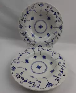 Churchill England Finlandia zuppiera bordata ~ SET di DUE ~ 8 3/4" - Foto 1 di 5