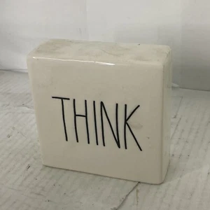Rae Dunn Paper Weight Artisan Collection By Magenta Square Decor Evolve/Think - Picture 1 of 5