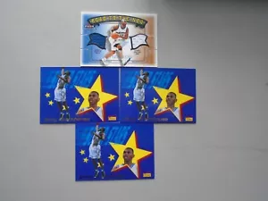 Jerry Stackhouse (4 Card Lot) Jersey card + 3 Signature Rookie Cards - Picture 1 of 2