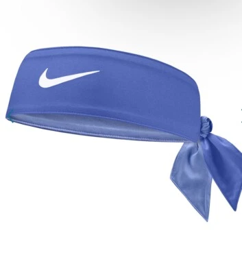 Nike Dri-Fit Corbata Absorbente de Sudor Reversible Lavanda Púrpura Unisex Adulto Nueva con Etiquetas Foto 1 de 4