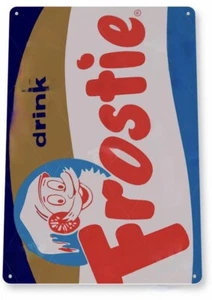 FROSTIE ROOT BEER TIN SIGN COLD BREWED OLD FASHIONED DIFFERENT KIND SMOOTH - Picture 1 of 1