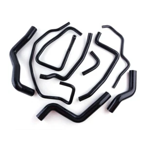 Kit de manguera de calentador de refrigerante de radiador de silicona para Mazda RX8 RX-8 SE3P 13B-MSP negro - Imagen 1 de 18