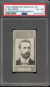 1901 T425 American Tobacco Co. Australian Parliament H. Delargie PSA 4