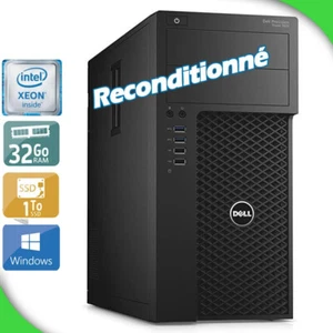 DELL Precision 3620 Xeon E3 1240 V5- 32Go- ssd 1 TO - Nvidia K620 quadro - Photo 1/2