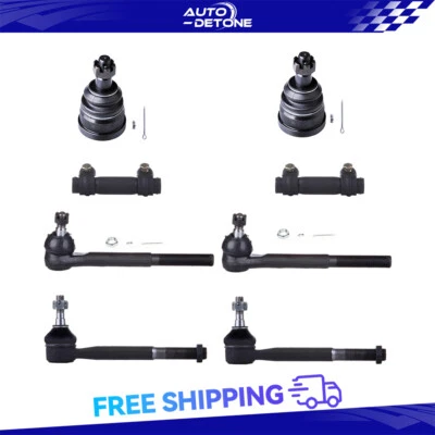 8X Front Tie Rod End Ball Joint Adjusting Sleeve For Chevrolet C2500 Suburban Foto 1 de 4
