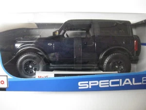 1:18 MAISTO 2021 FORD BRONCO WILDTRAK DARK BLUE - Picture 1 of 5