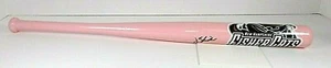 Mazza da baseball New Hampshire Fisher gatti cancro al seno 18" rosa autografata MiLB - Foto 1 di 6