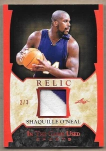 2022 Leaf In The Game Used Shaquille Shaq O'Neal 2/3 Game Used Jersey Lakers SSP - Picture 1 of 2