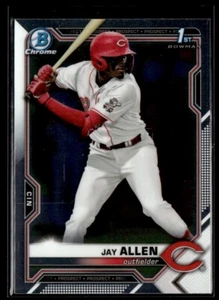 Bowman Chrome 2021 1st Bowman Jay Allen Cincinnati Reds #11 - Imagen 1 de 2
