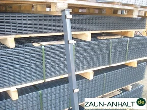 Doppelstabmattenzaun  anthrazit Höhe 1030 bis 2030 mm  Gartenzaun Set 6/5/6 - Bild 1 von 2