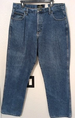 RedHead Jeans Men's 38 x 32 Blue Denim Relaxed Straight Leg - Image 1 of 4