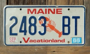 Targa MAINE 1999 scaduta 2483 BT (#ME00001) - Foto 1 di 1