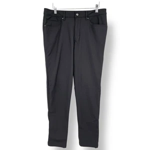 Lululemon Mens Black ABC Classic Fit Pants Sz 31 Casual Comfort Athletic - Picture 1 of 8
