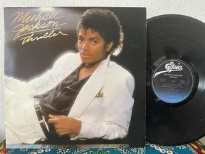 MICHAEL JACKSON Thriller EPIC LP 1ST PRESS No Co-Producer Credit HALLOWEEN ALBUM - Picture 1 of 5