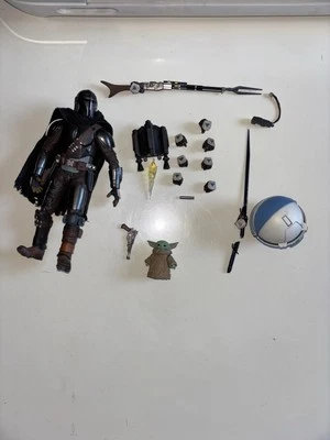 S.H. Figuarts Star Wars Mandalorian Din Djarin y Grogu VENDEDOR DE EE. UU. Foto 1 de 2