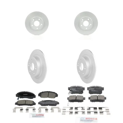 Kit de pastilhas de freio e rotor Bosch QuietCast cerâmica para 2005-2007 Honda Accord - Imagem 1 de 4
