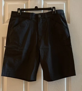 Eddie Bauer Herren Rainier Tech Short 10" Komfortbund Größe 32 schwarz - Bild 1 von 3