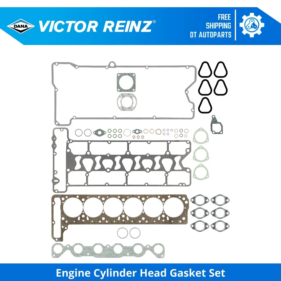 Juego de juntas de culata de motor Victor Reinz 1977-1981 Mercedes-Benz 280E Foto 1 de 1