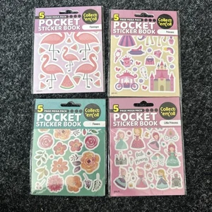 Pocket Sticker Buch für Kinder Kids Kleinkind Jugendliche Handwerk Sammelalbum x 4 Packungen - Bild 1 von 5