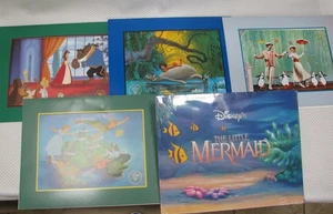 Disney Gedenklithographien Meerjungfrau Peter Pan Mary Poppins Schöne Bestie  - Bild 1 von 7