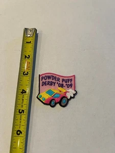Girl Scouts Puderquaste Derby Award Patch 2008-2009 Pink Twill - Bild 1 von 2