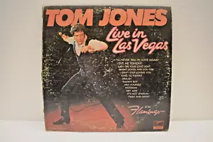 Tom Jones Live in Las Vegas Vinyl LP Parrot ST 93007 1971 Flamingo Hotel Vintage - Picture 1 of 13