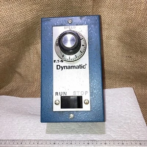 Eaton Dynamatic Operator Station Catalog # 28-000381-0010 Speed Control Run Stop - Picture 1 of 13