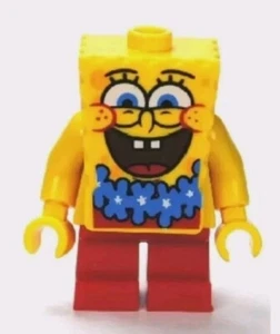 NEW LEGO® Spongebob Squarepants 3818 Blue Lei Red Pants Minifigure bob036  - Picture 1 of 2