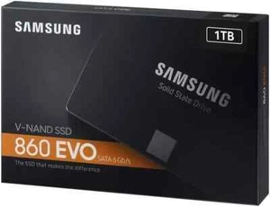 Samsung 860 EVO 1 TB Internal Solid State Drive,SSD,MZ-76E1T0B/EU New and Sealed - Picture 1 of 1
