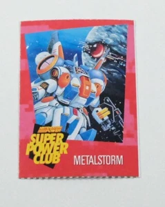 Nintendo Power Super Power Club Magazin Karte #27 Metalstorm - Bild 1 von 2