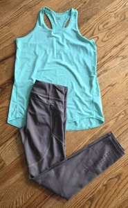Athleta Training Running Leggings Pants/Tank Top Girl's Size XL 14 (Lot of 2) - Picture 1 of 9
