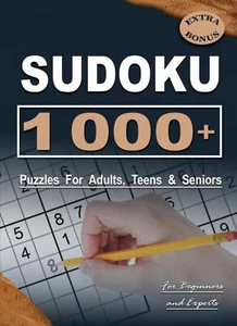 1020 Sudoku Puzzles for Adults: Sudoku Puzzle Book for Adults. Easy to Hard w... - Picture 1 of 2